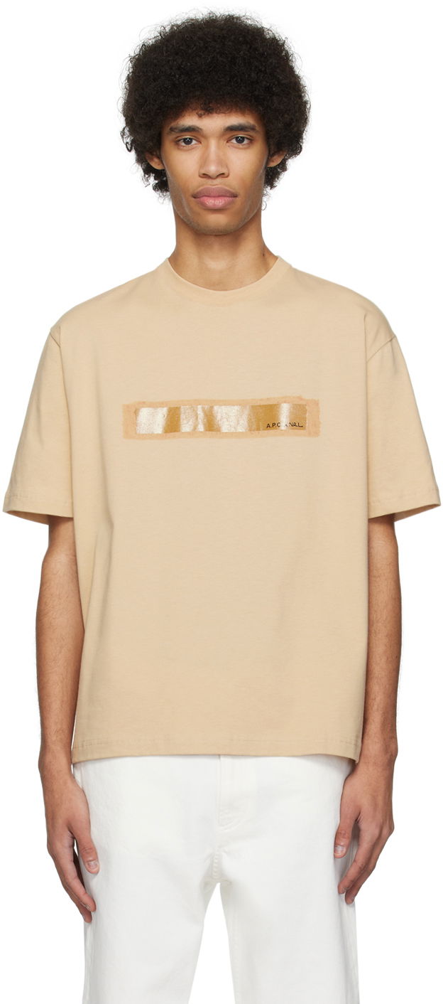 T-paita A.P.C. Natacha Ramsay Jean T-Shirt Beige | COGYK-H26372