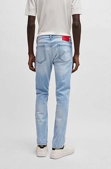 Jeans BOSS Slim-Fit Comfort-Stretch Jeans Sininen | 50537701, 1