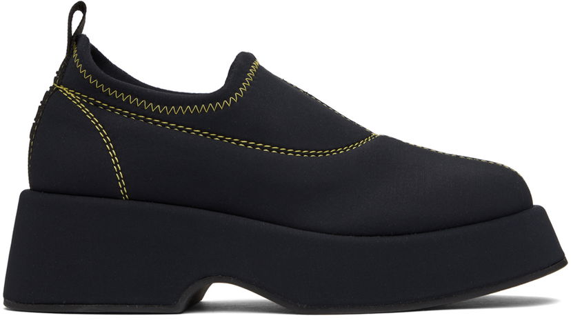 Tennarit ja kengät GANNI GANNI Retro Flatform Loafers Musta | S1948