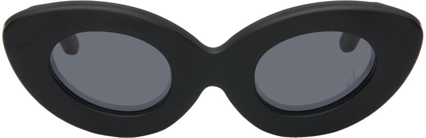 Aurinkolasit ERL Betty Oval Sunglasses Musta | ERL08K402