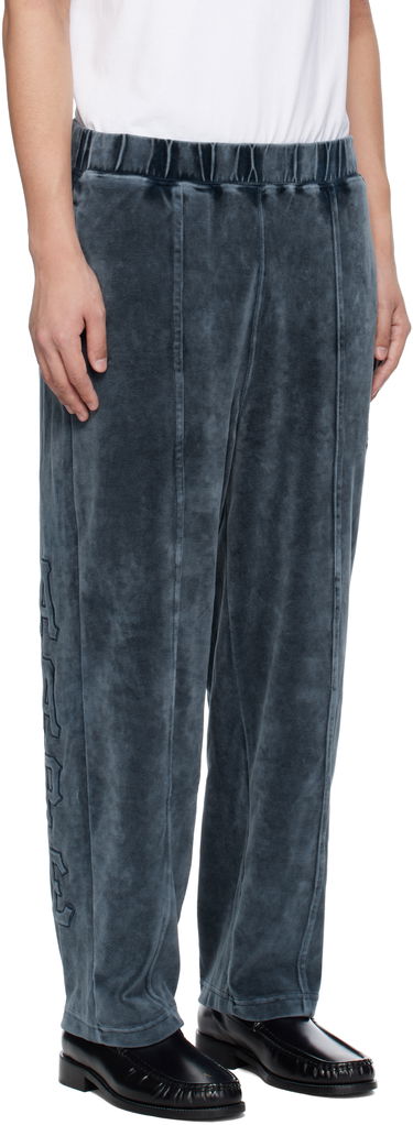 Verryttelyhousut AAPE by A Bathing Ape AAPE by A Bathing Ape Injection Velour Sweatpants Sininen | AAPPTMC623XXNNYL, 1