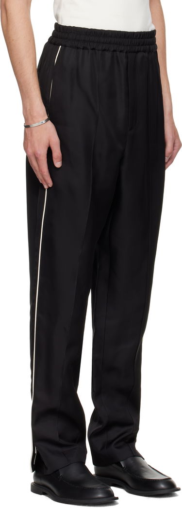 Housut Jil Sander Jil Sander Piped Trousers Musta | J61KA0061_J65280, 1