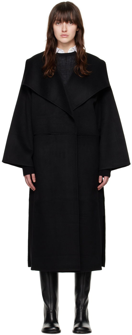 Takit TOTEME Signature Wool Oversized Coat Musta | 211-110-717