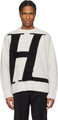 Helmut Lang Brushed Logo Sweater