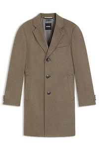Slim-Fit Wool and Cashmere Coat