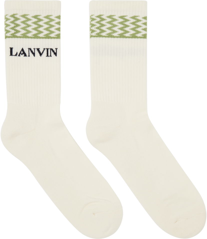 Sukat LANVIN Lanvin Curb Socks Valkoinen | AM-SABSK2-1CCU-P25