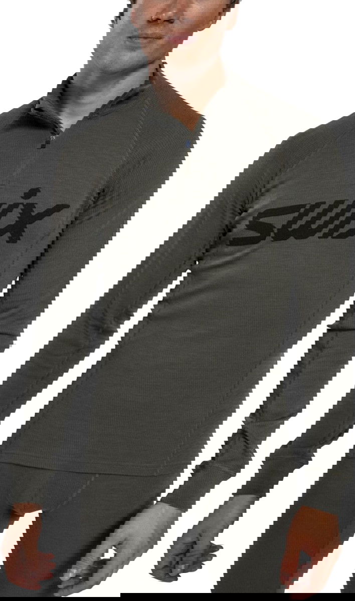 T-paita SWIX Swix RaceX Merino Half Zip Top Vihreä | 10120-23-48100