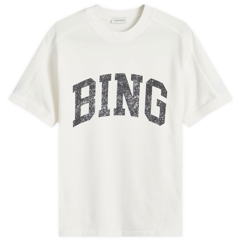 T-paita Anine Bing Jaylin Ivory T-shirt Valkoinen | A-08-10092-IVY1