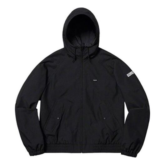 Tuulitakki Supreme Hooded Harrington Jacket Supreme SS19 GORE-TEX Musta | SUP-SS19-489