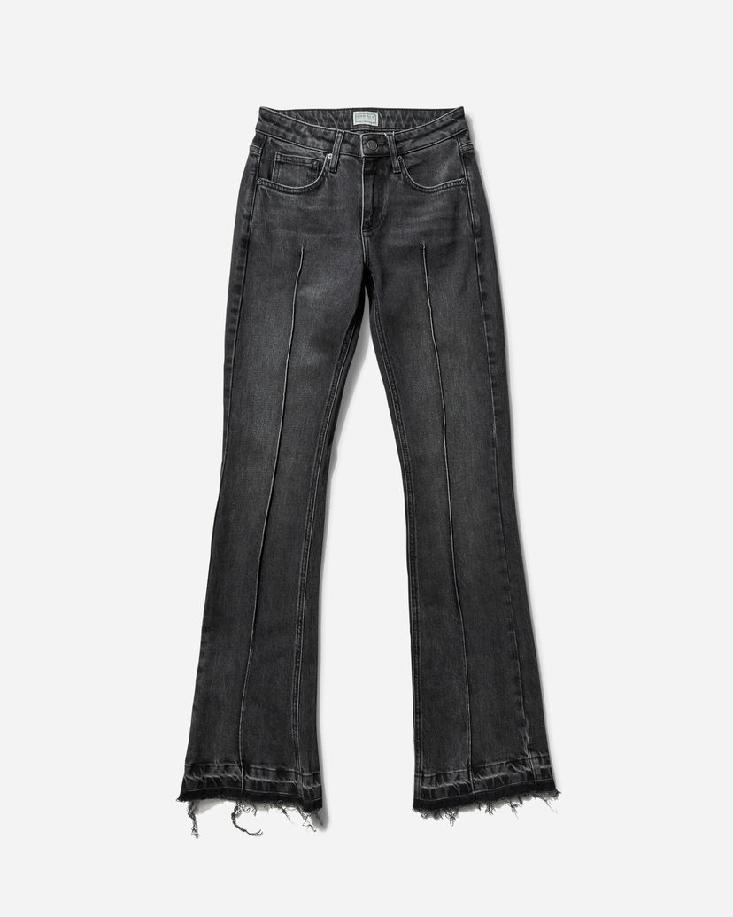 Jeans GUESS Women's Flare Denim Pants Black Musta | W4BU18D5AK1 GBS2