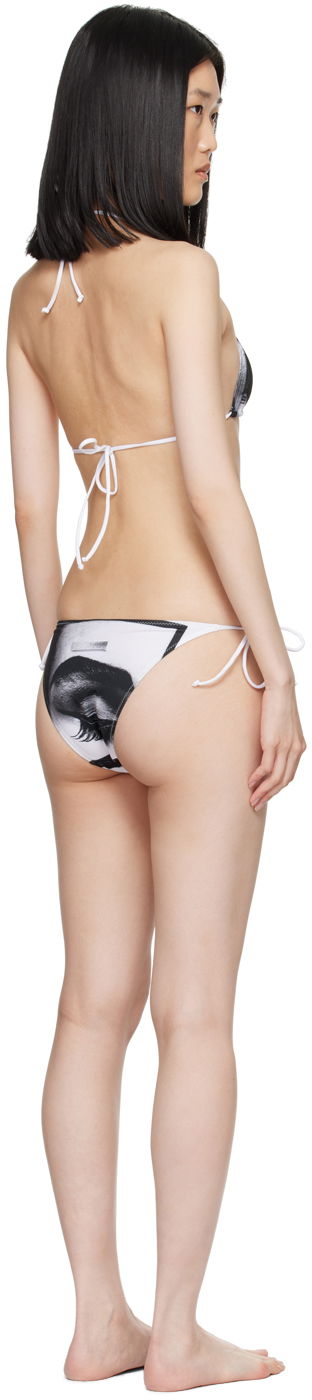 Uimapuvut Jean Paul Gaultier Jean Paul Gaultier 'The Eyes And Lips' Bikini Valkoinen | 24/30-F-BS008-J552-0100, 2