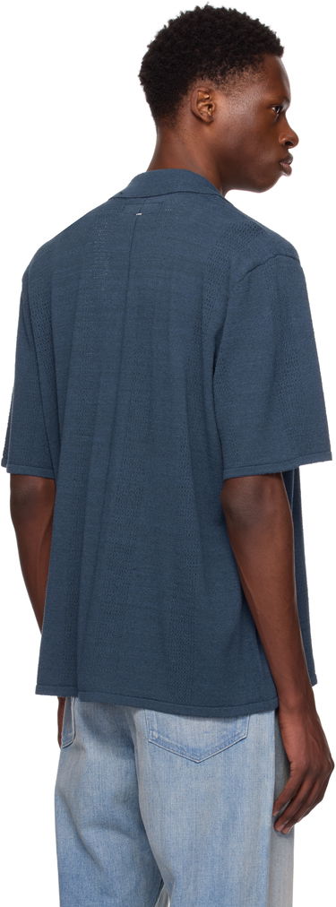 Paita rag & bone Rag & Bone Avery Zuma Knitted Shirt Sininen | MBS25P020NC20, 2