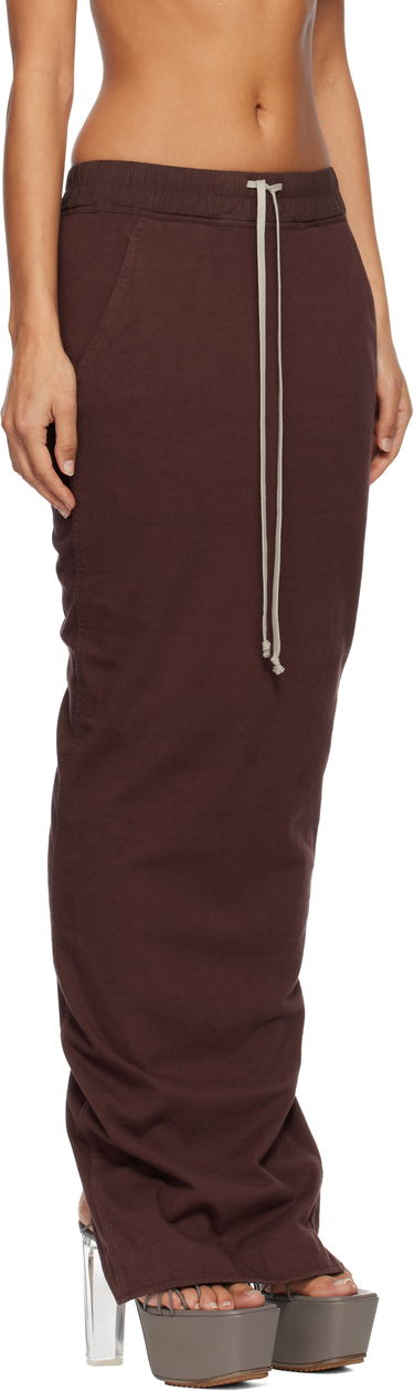Hame Rick Owens Concordians Pull On Pillar Maxi Skirt Ruskea | DS02E7332 RIG, 1
