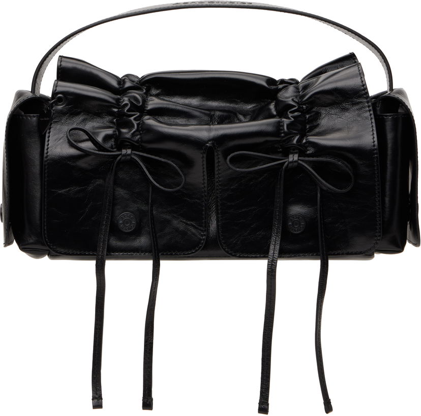 Käsilaukku Acne Studios Acne Studios Multipocket Leather Shoulder Bag Musta | A10432-