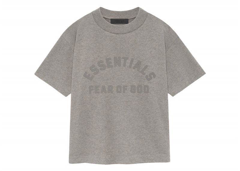 T-paita Fear of God Essentials Core Collection Kids S/S Tee Harmaa | 785SU241011K