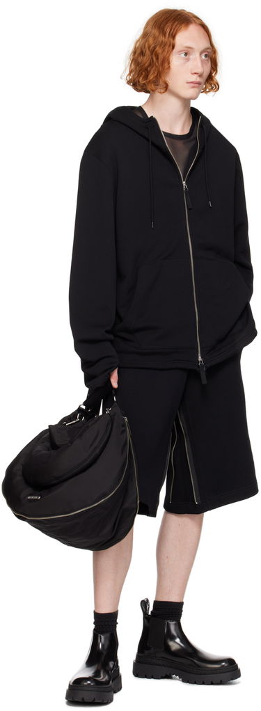 Huppari Helmut Lang Helmut Lang Zip-Up Hoodie Musta | O01HM505, 3