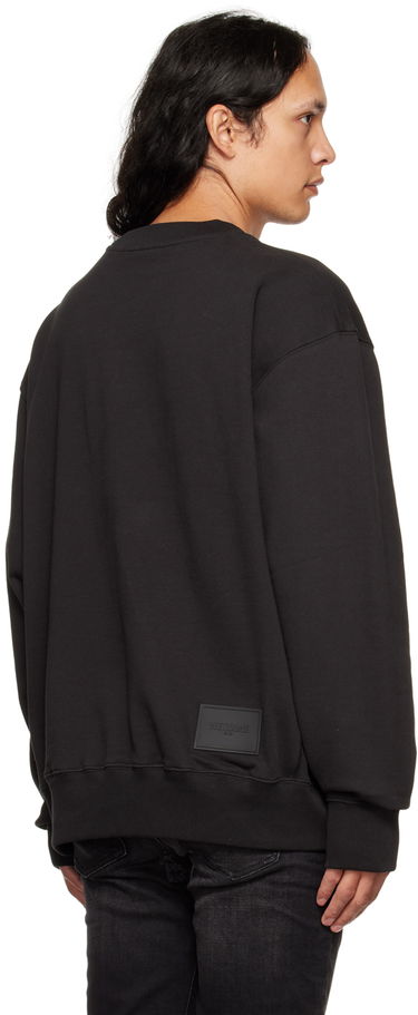 Villapaita We11done We11done Crewneck Sweatshirt Musta | WD-TS3-22-747-U-BK, 2