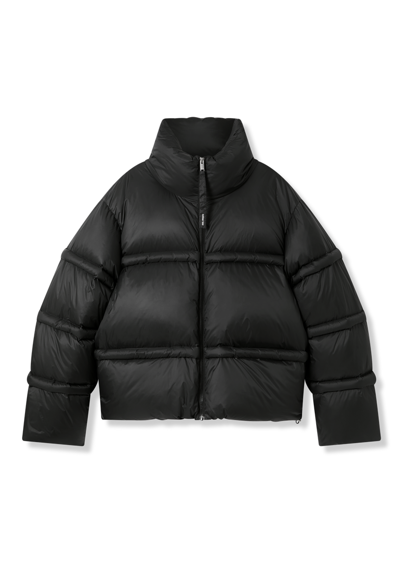 Puffer takki AXEL ARIGATO Veil High Collar Puffer Jacket Musta | A3135003
