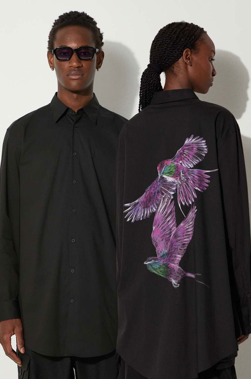 Paita Y-3 Relaxed Graphic Shirt Musta | JE9274