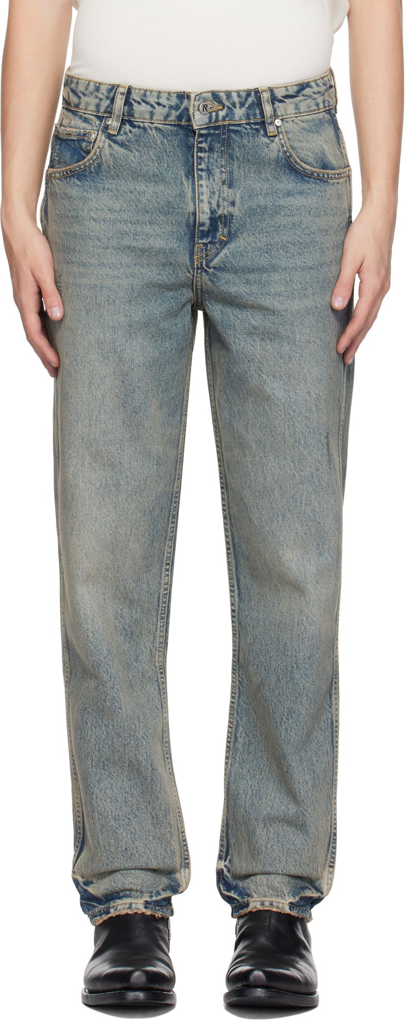 Jeans Represent Clo Straight Leg Jeans Sininen | MLM61131