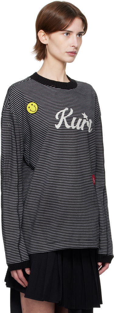 Villapaita Andersson Bell Andersson Bell Kurt Striped Long Sleeve T-Shirt Musta | atb1247m, 1