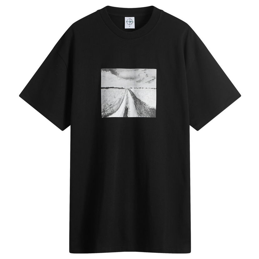T-paita Polar Skate Co. Open Fields Graphic Print T-Shirt Musta | PSC-W24-24
