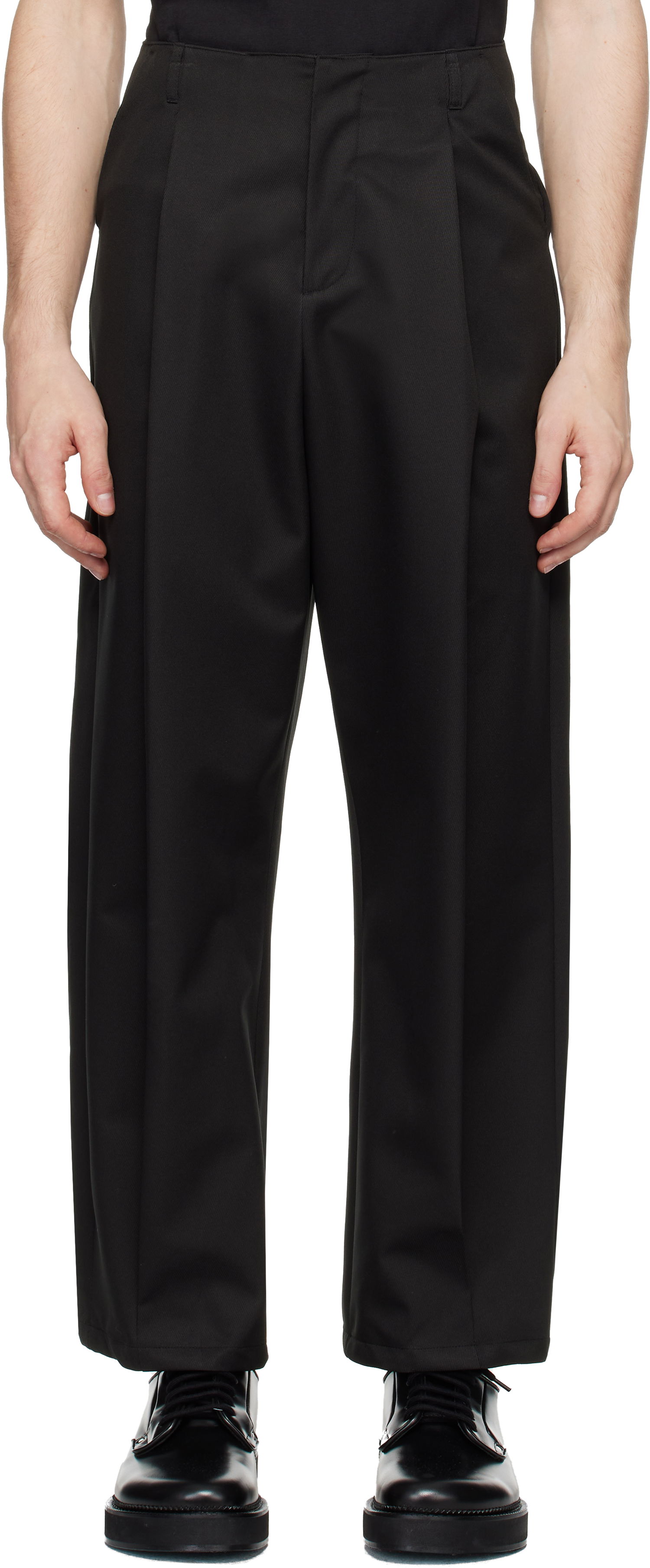 Housut ADER ERROR Black Wide Leg Trousers Musta | BN01FWSA0212BK, 0