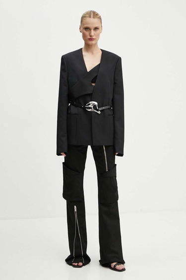 Takit HELIOT EMIL Black Cutout Wool Blazer Musta | PREAW24.M.04.042.BLK01, 3