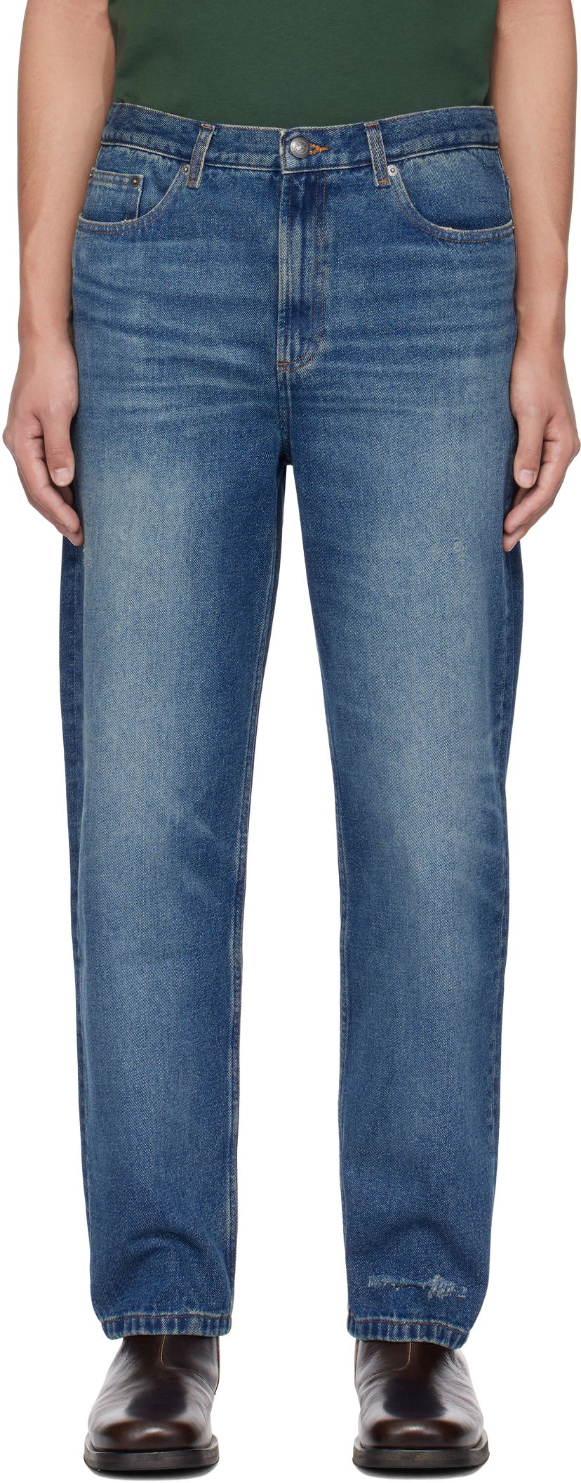 Jeans A.P.C. Martin Straight-Leg Jeans Sininen | COHFC-H09121