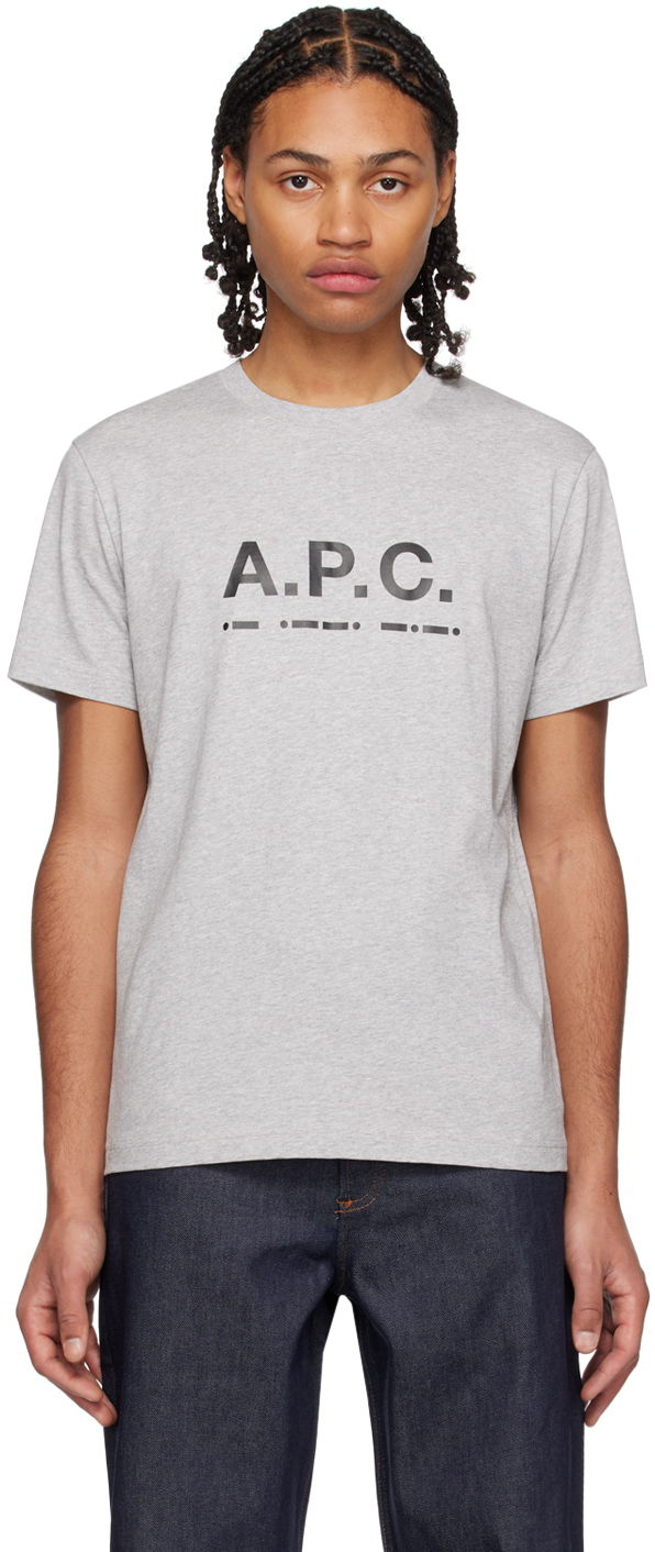 T-paita A.P.C. Sven Harmaa | CODEU-M26199, 0