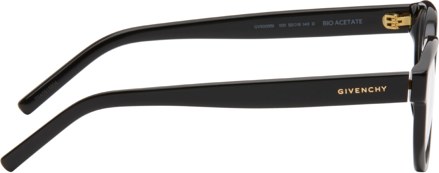 Aurinkolasit Givenchy GV Day Text Logo Circular Frame Optical Glasses Musta | GV50095IW50001 192337238659, 1