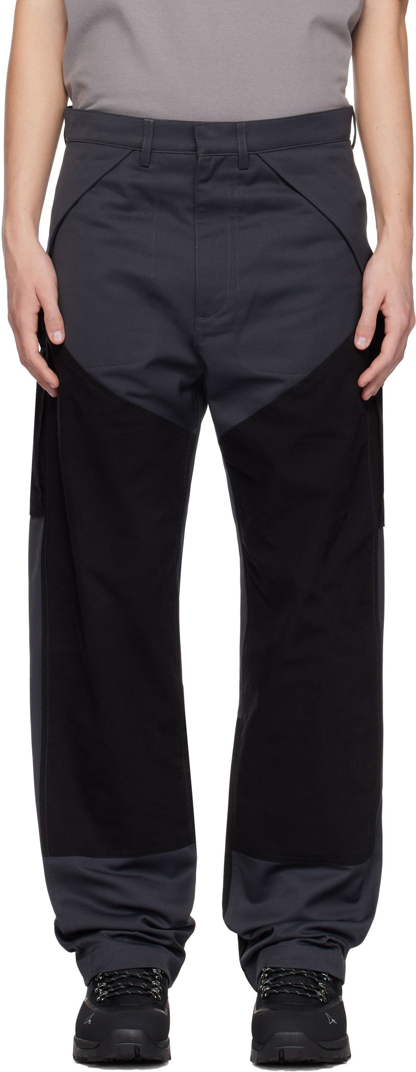 Cargo housut ROA Technical Cargo Pants Harmaa | RBMW0335FA242