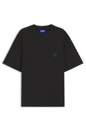 T-paita BOSS Happy HUGO Jersey T-Shirt Musta | 50519984