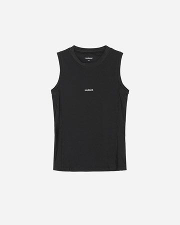Tankkitoppi Soulland Soulland Mira Tank Top XXS/XS Musta | 1189-1029