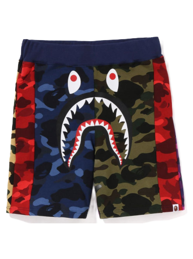 Shortsit BAPE Mix Camo Crazy Sweat Shorts Punainen | 1J30-153-015