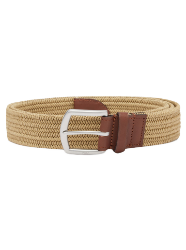 Vyöt Polo by Ralph Lauren Woven Stretch Belt Timber Brown Beige | 405666041004