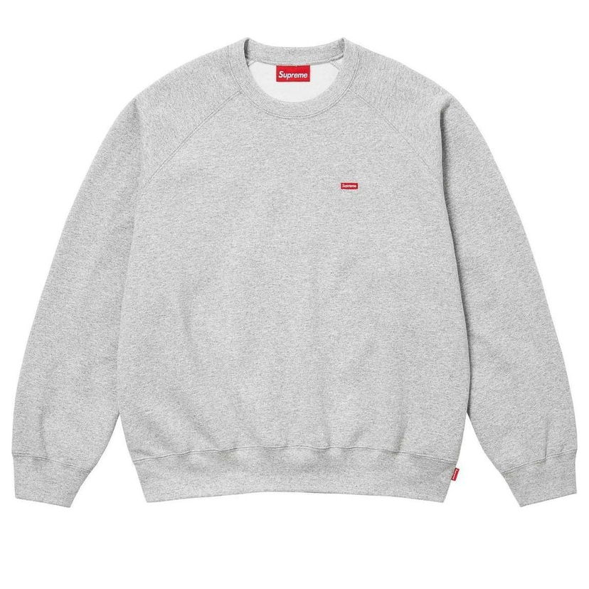 Villapaita Supreme Small Box Crewneck Sweatshirt Harmaa | SUP-SS24-133