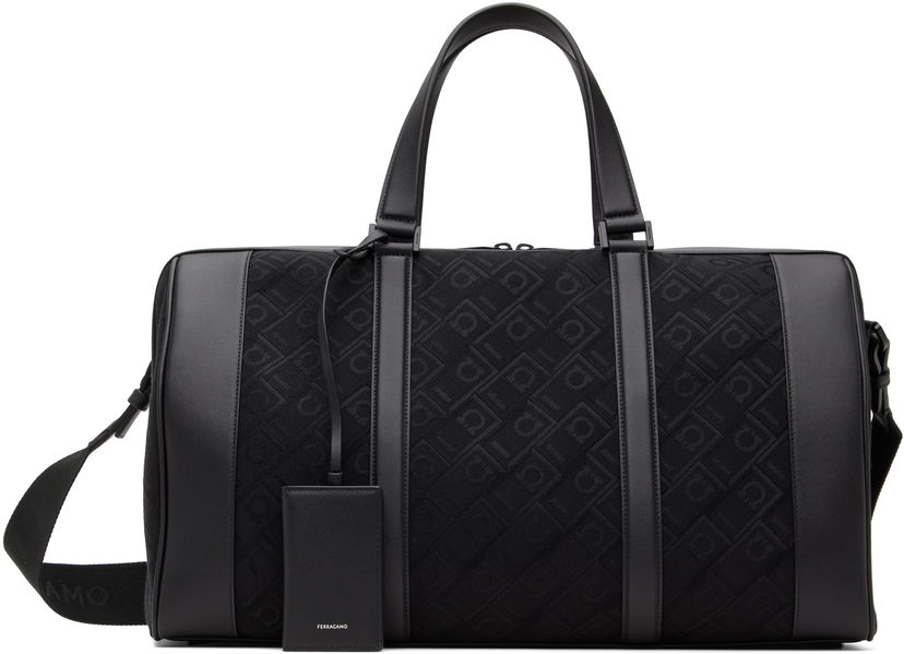Matkalaukku FERRAGAMO Monogram Duffle Bag Musta | 775972