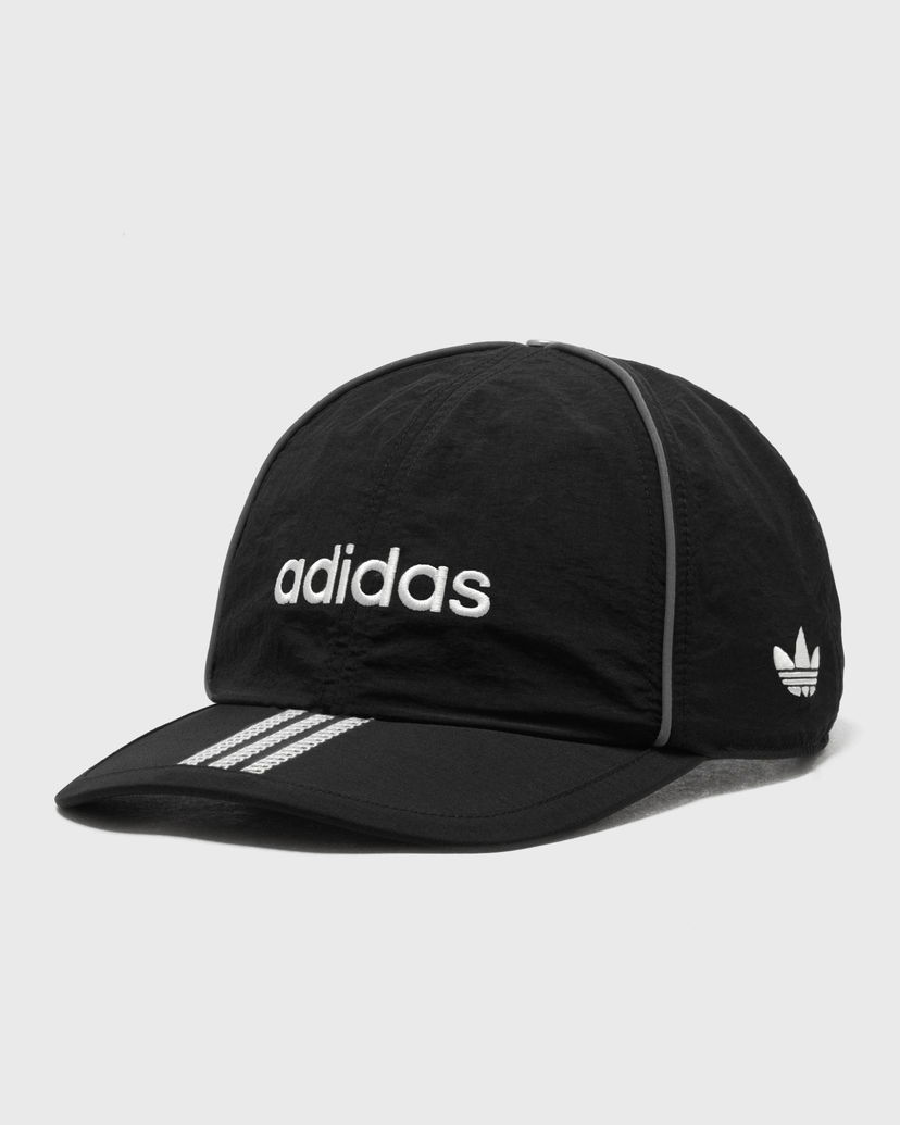 Korkki adidas Originals Crinkled Reflective Piping Sprint Cap Musta | JX6196