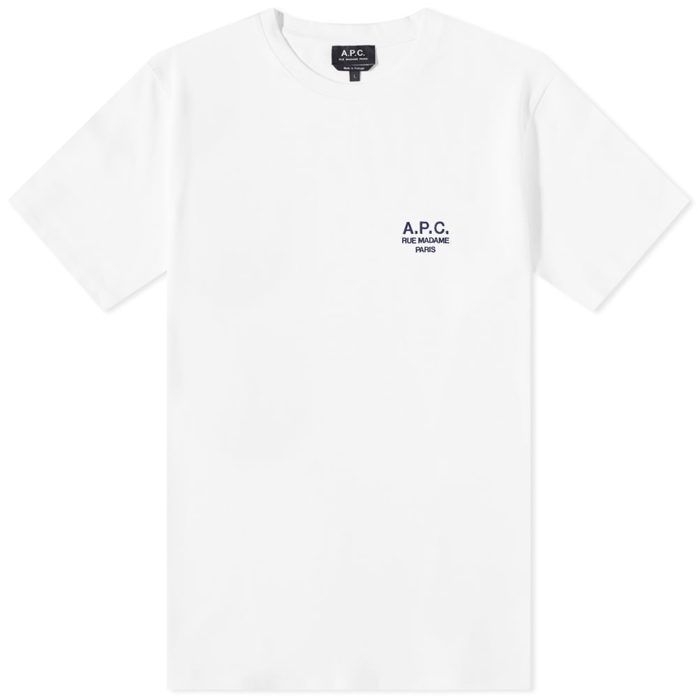 T-paita A.P.C. Raymond Embroidered Logo Tee Valkoinen | COEZC-H26840-AAB, 0
