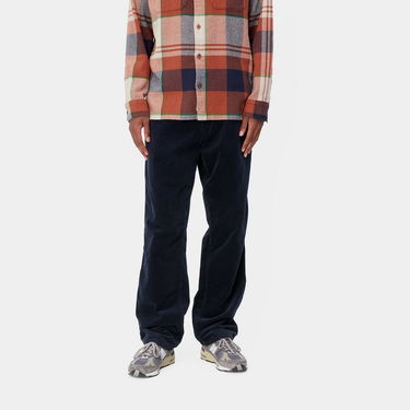 Housut Carhartt WIP Simple Pant "Dark Navy rinsed" Tummansininen | I027217_1C_02, 3