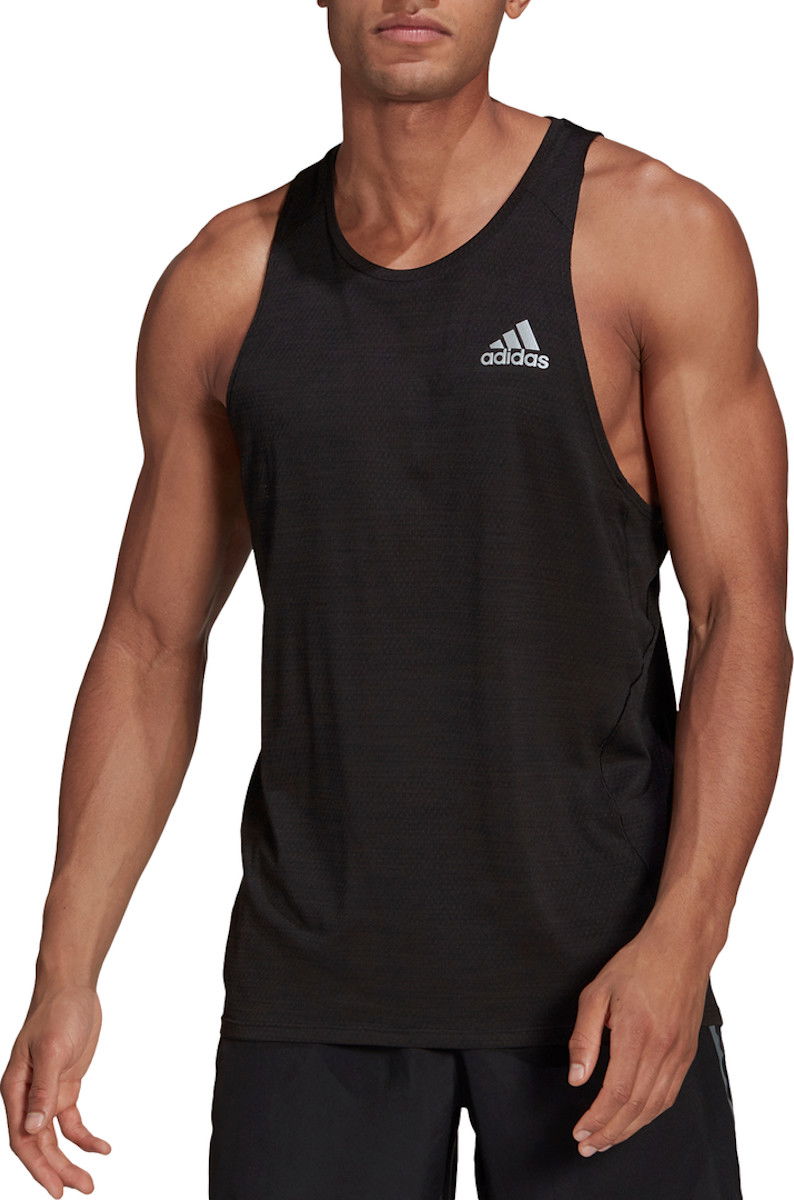 Tankkitoppi adidas Performance Tee Runner Musta | gn2164, 0