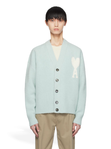 Villapaita AMI Cloud Cardigan Turkoosi | UKC025.KN0032