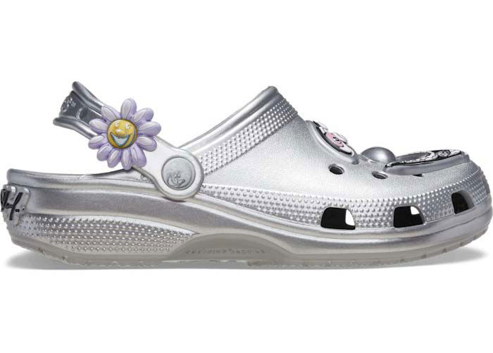 Tennarit ja kengät Crocs Kenny Scharf x Classic Clog Silver Metallinen | 209487, 0