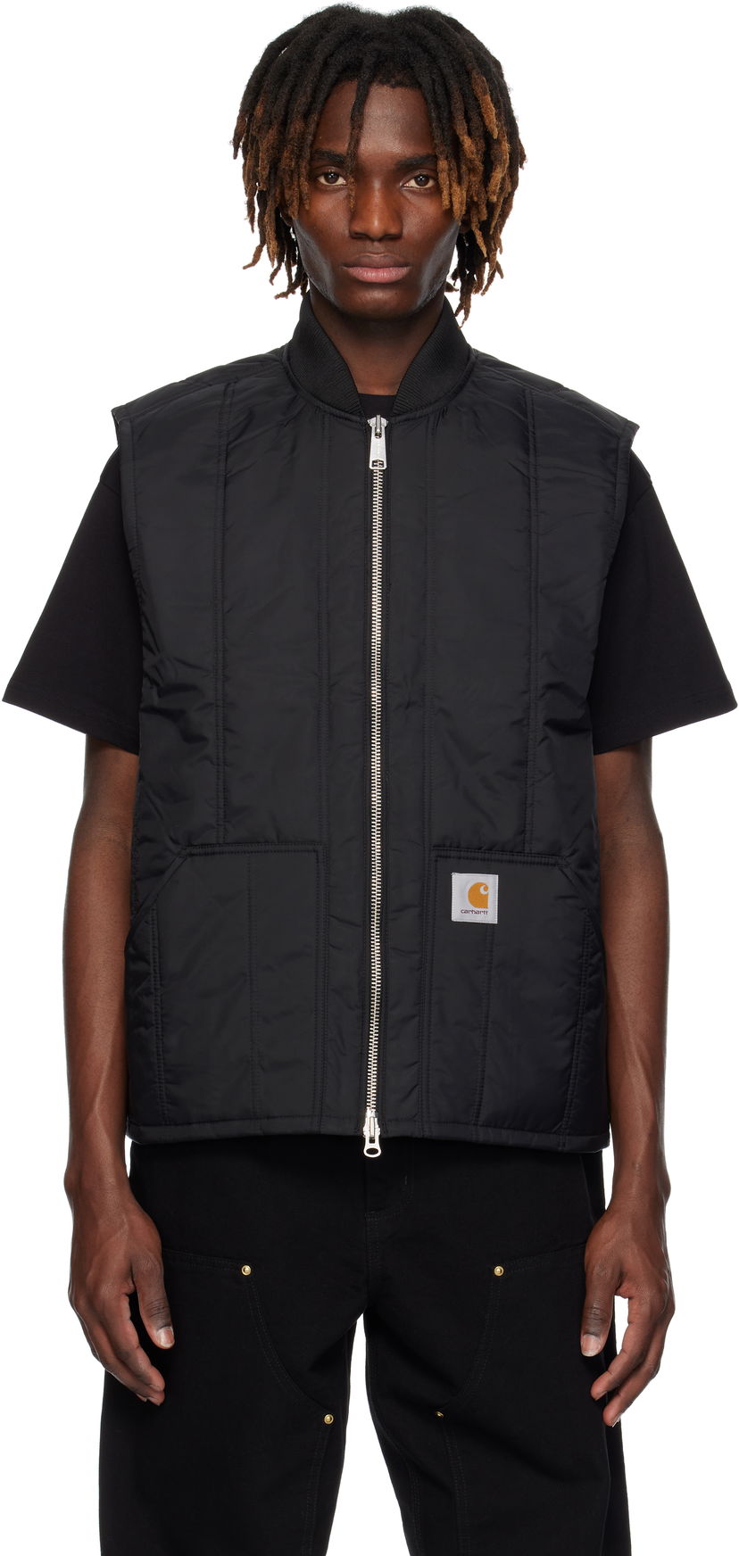 Liivi Carhartt WIP Lachlan Liner Vest Musta | I034387