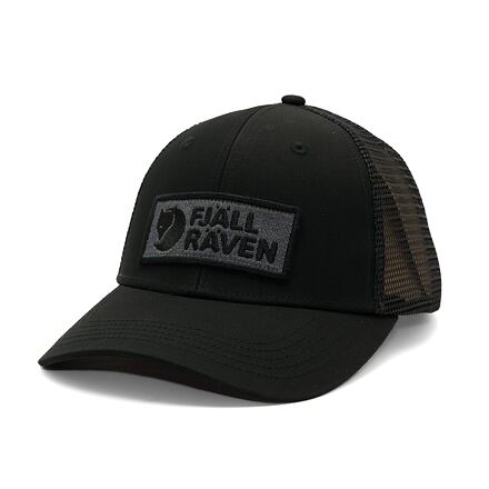 Korkki FJÄLLRÄVEN Fjallraven Stacked Långtradarkeps Trucker Cap L/XL Musta | F13100182-550