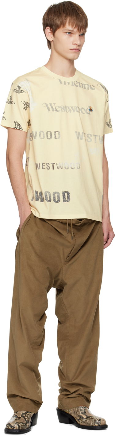 T-paita Vivienne Westwood Vivienne Westwood Labels Classic T-Shirt Keltainen | 3G010013-J006E-, 3