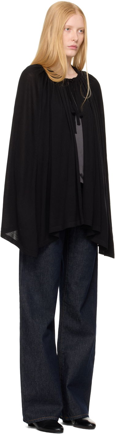 Takki TOTEME TOTEME Drawstring Cape Musta | 252-WRT0551-YA0190, 1