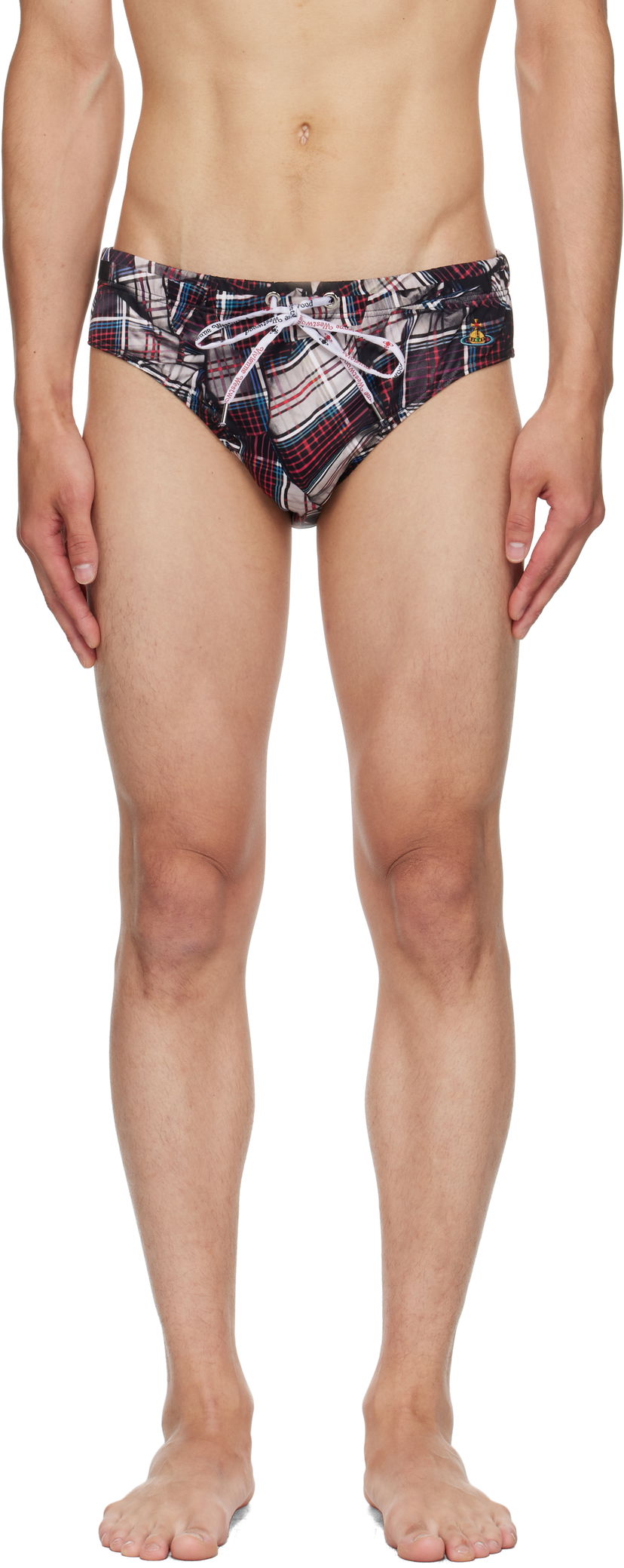 Uimapuvut Vivienne Westwood Vivienne Westwood Draped Tartan Swim Briefs Monivärinen | 81010006-J0099-