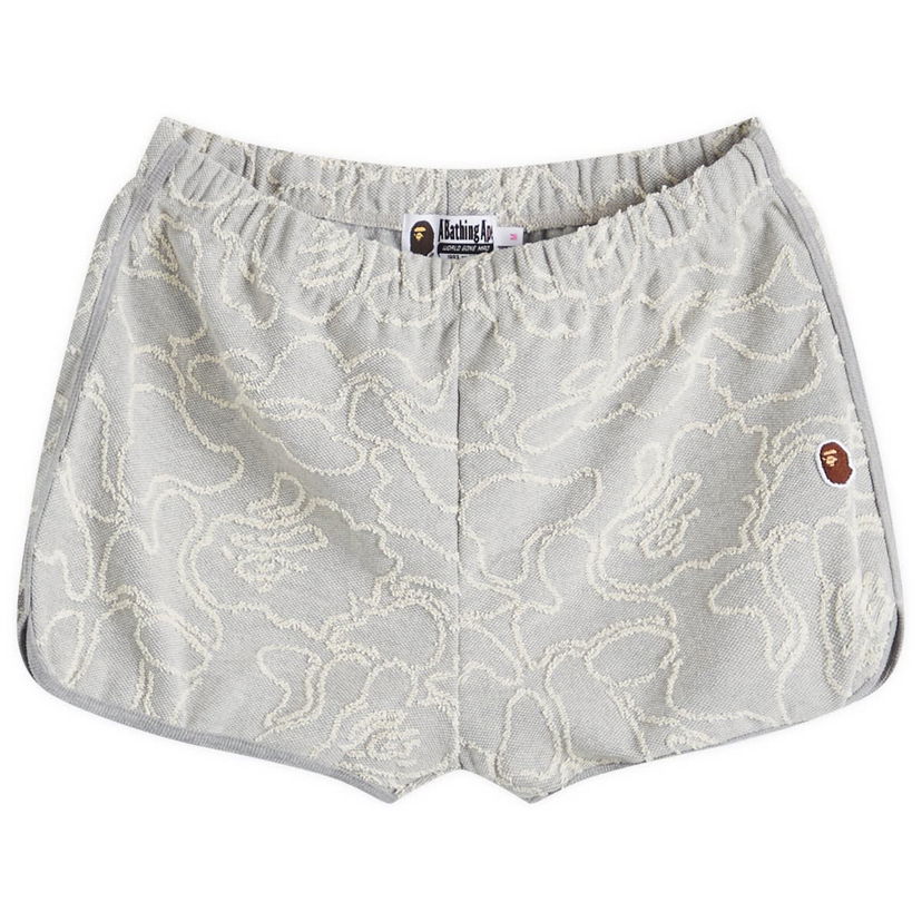 Shortsit BAPE A Bathing Ape Women's Neon Camo Jacquard Shorts in Grey, Size Small | END. Clothing Harmaa | 001SPK302005L-GRY
